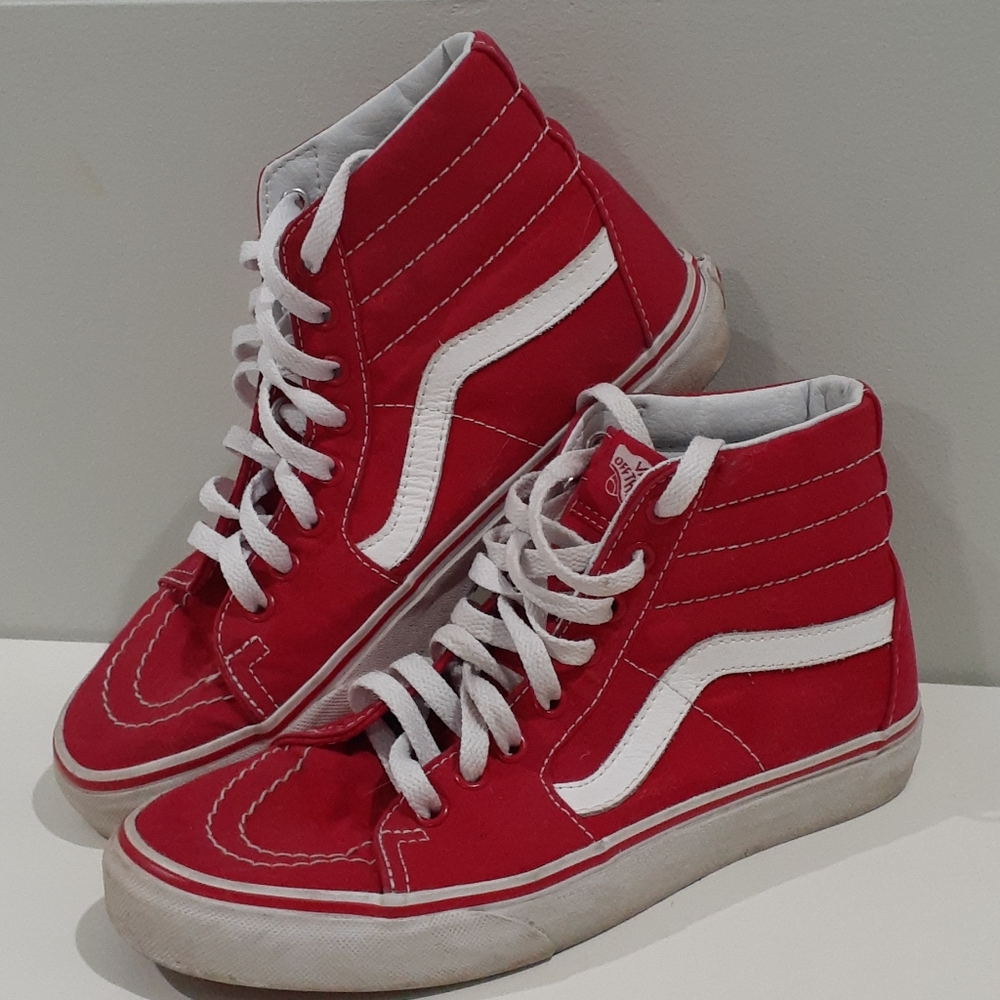Vans high top shoes